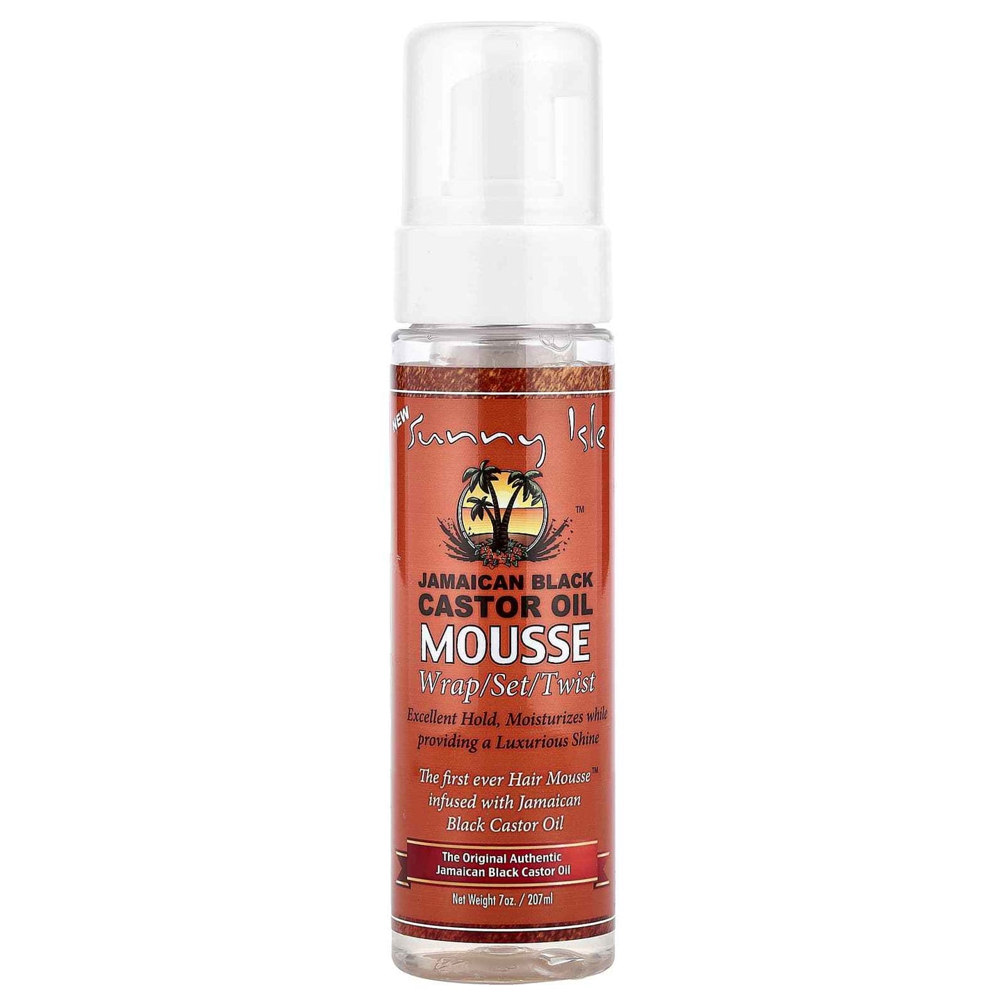 Sunny isle - Jamaican black castor oil - mousse wrap/set/twist - 207ml