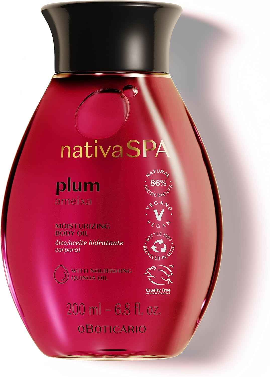 O boticario - Nativa spa - huile corps - plum ( Prune) -200ml