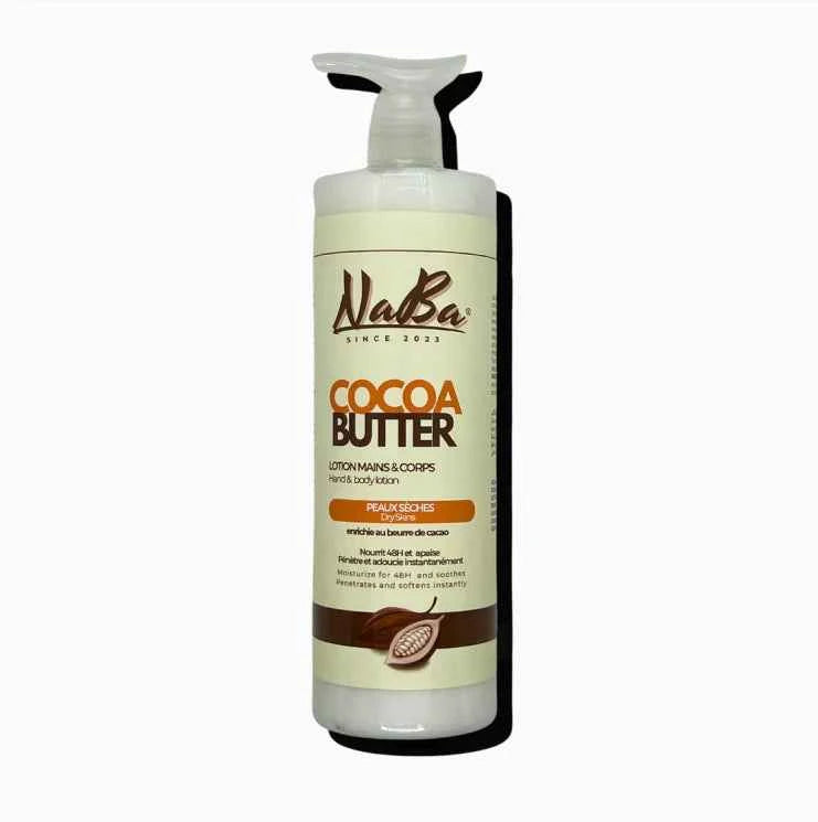 NABA - COCOA BUTTER - lotion mains et corps - 500ml