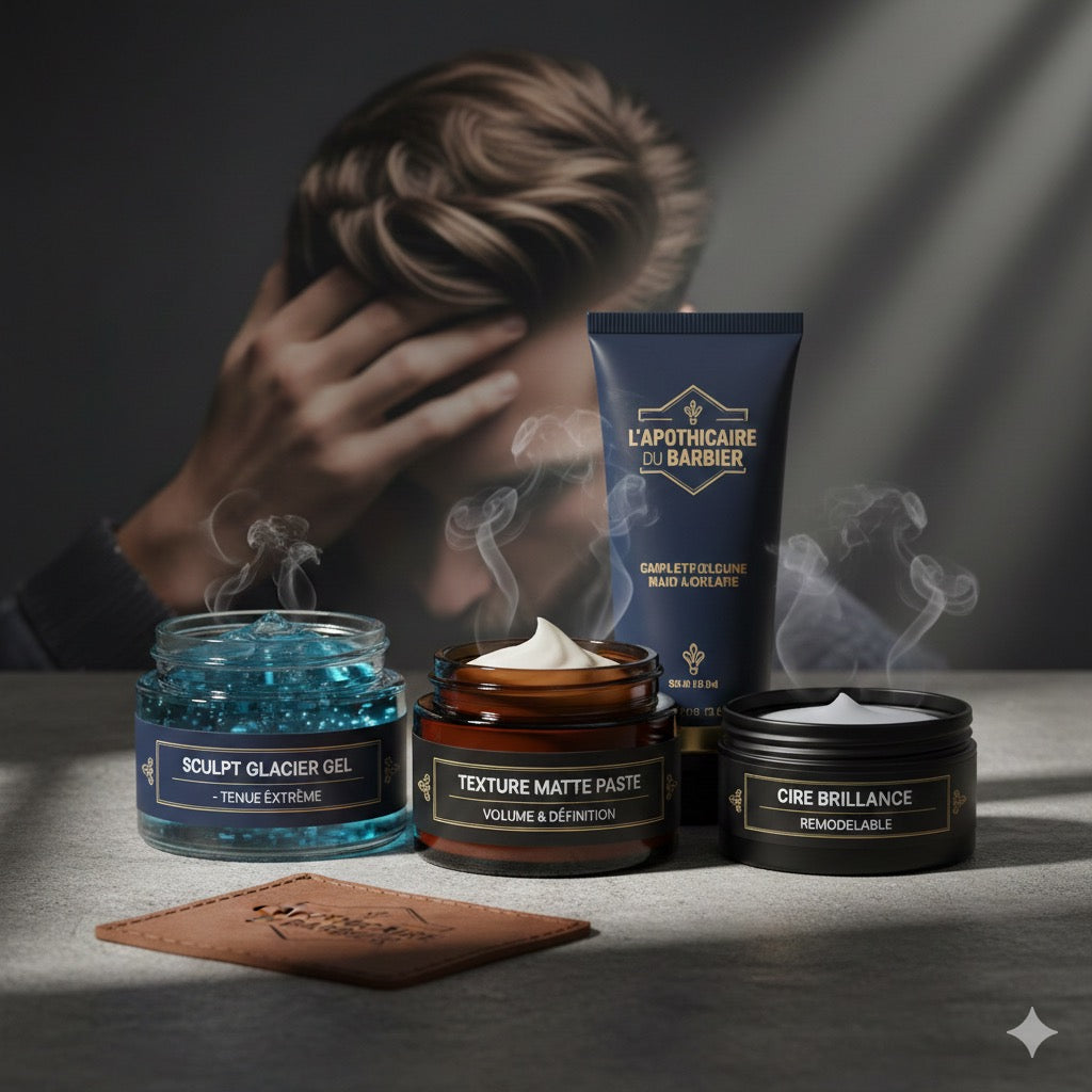 Sculptez Votre Style : Gels, Cires & Pates Coiffantes Professionnelles