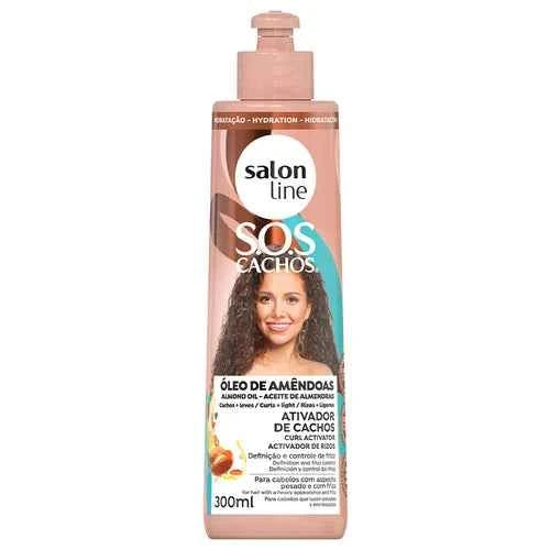 Salon Line Sos Curls Huile D'Amande Activateur De Boucles