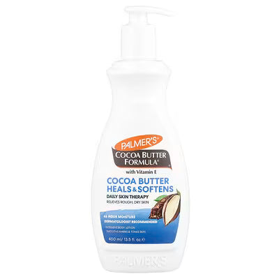 Palmer's, Cocoa Butter Formula® à la vitamine E, Thérapie quotidienne pour réparer et adoucir la peau, 500 ml