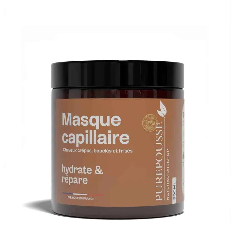 PUREPOUSSE - MASQUE CAPILLAIRE - CHEVEUX CREPUS,BOUCLES,FRISES, - 500ml