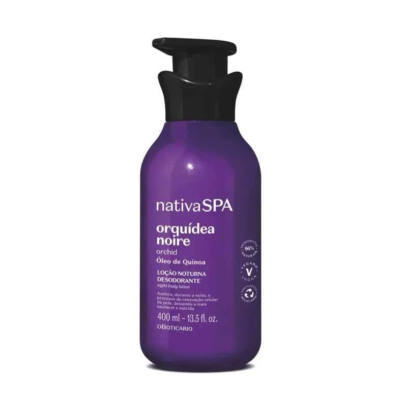 O BOTICARIO - Nativa SPA Orchid noir - Lotion hydratante de Nuit 400 ml