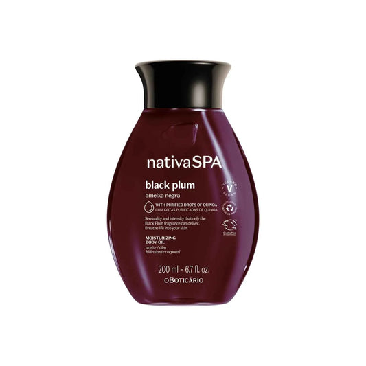 O boticario - nativa spa -  black plum (prune noire) - huile corps - 200ml