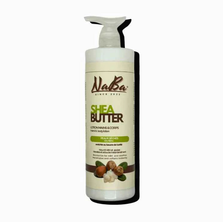 NABA - SHEA BUTTER - lotion mains et corps - 500ml