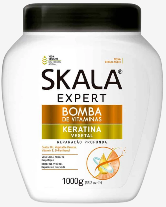 Crème Capillaire Bombe de Vitamines Kératine Végétale SKALA