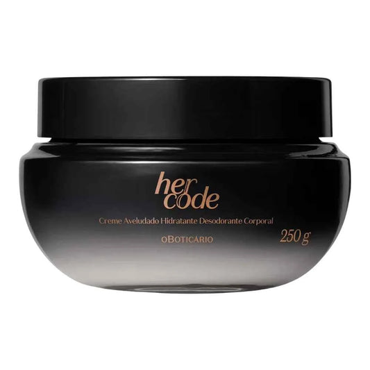 O BOTICARIO - HER CODE - crème corporelle hydratante et satinée - 250g