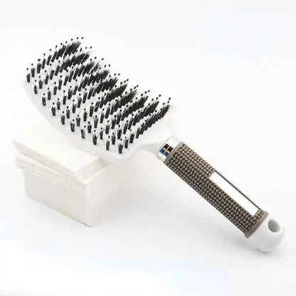 Brosse démêlante bi matière