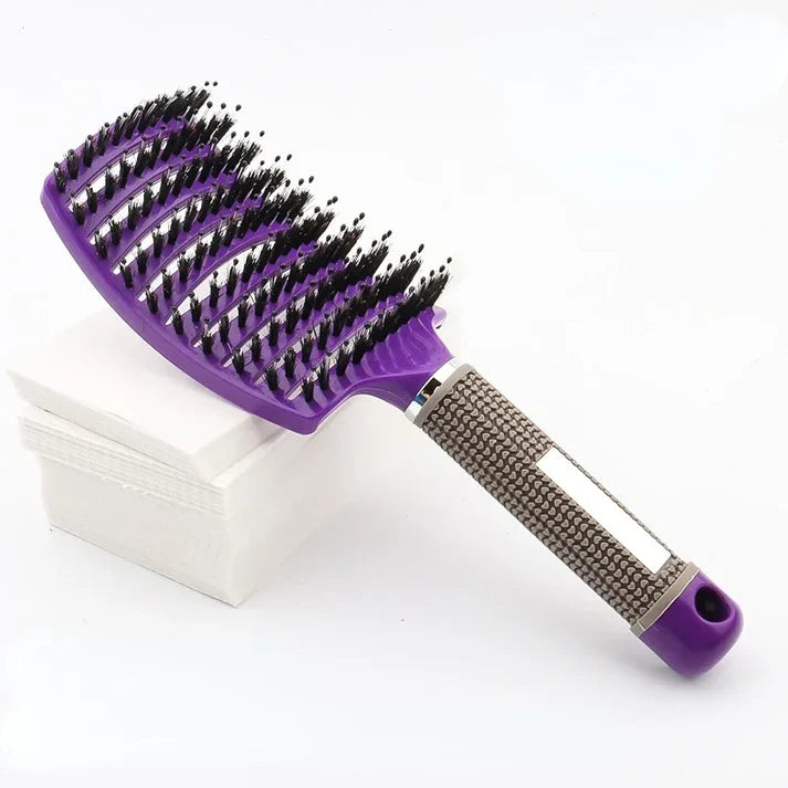 Brosse démêlante bi matière