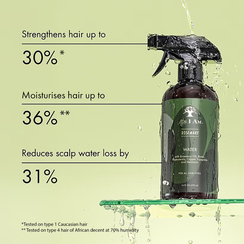 Spray hydratant Rosemary Water As I Am Rosemary