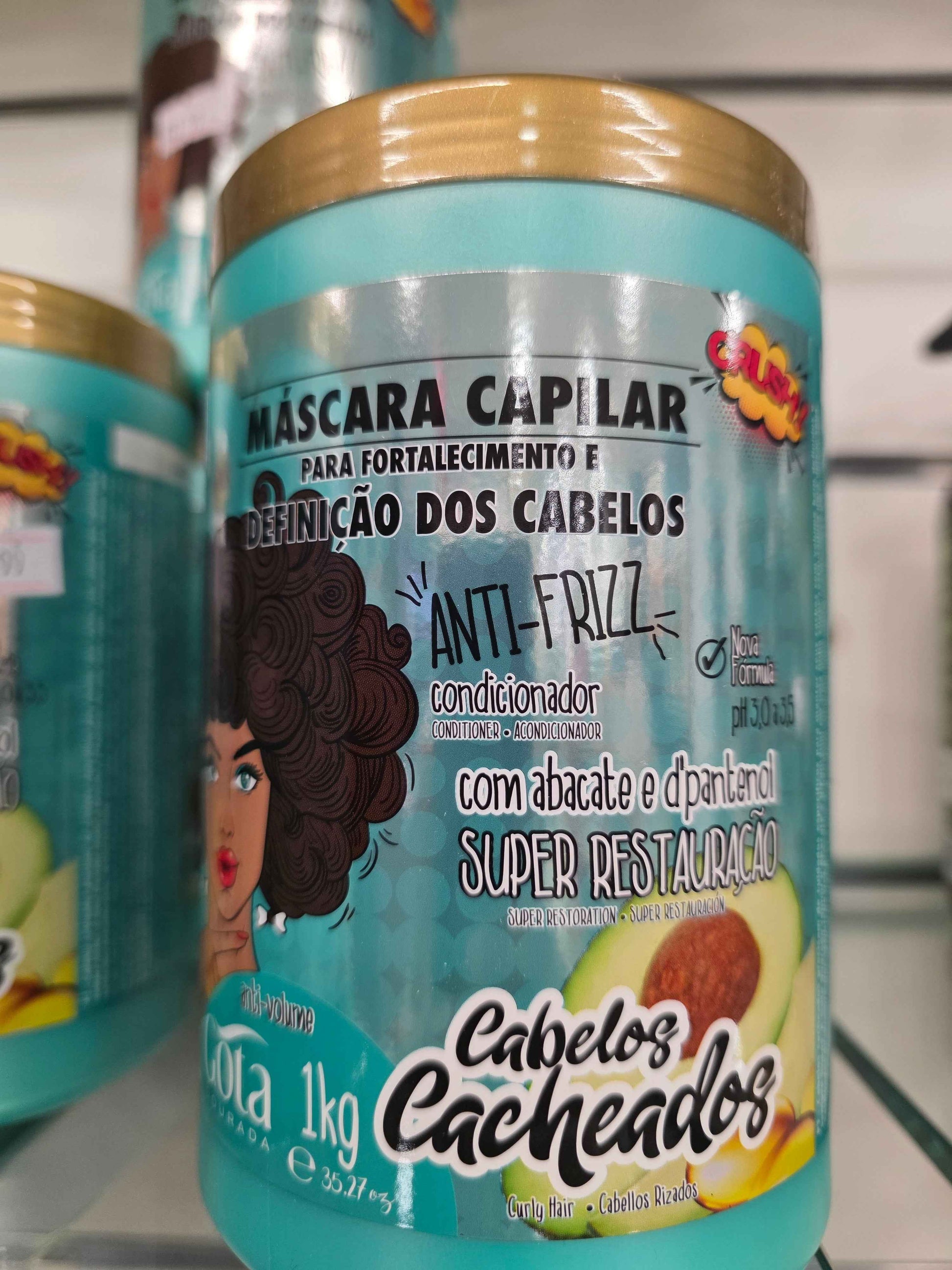 Mascara fortifiant bouclés 1kg - Gota Dourada