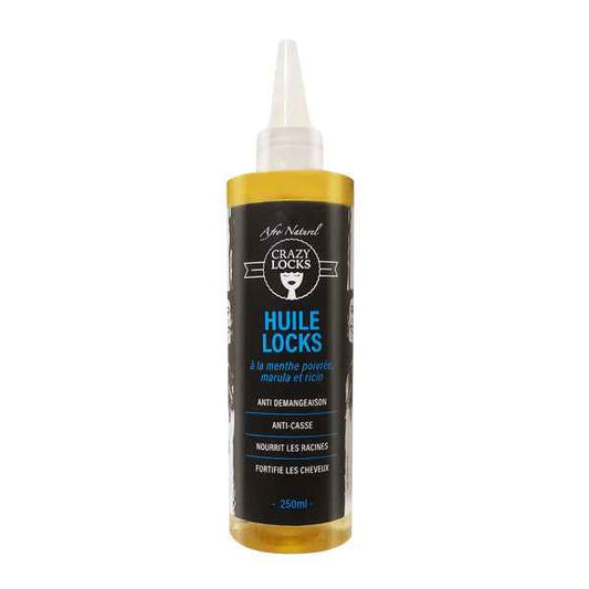 Huile locks a la menthe poivrée marula et ricin (250ml)