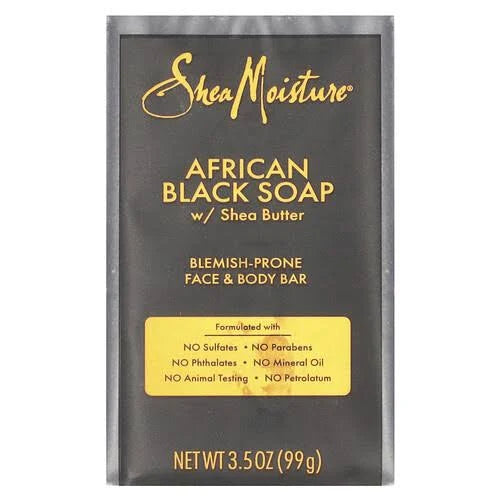 Shea Moisture - African black soap with shea butter